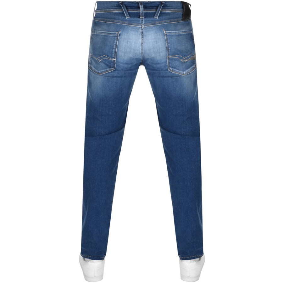 Alternative Image for ProductReplay Anbass Slim Fit Hyperflex Jeans Blue2